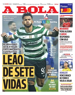 Capa de A Bola