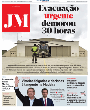 Capa de Jornal Madeira