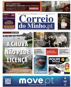 Capa de Correio do Minho