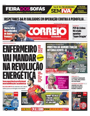 Capa de Correio da Manhã