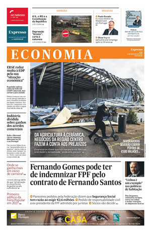 Capa de Expresso Economia