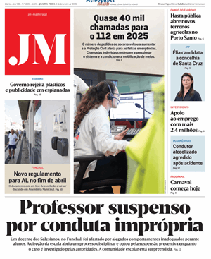 Capa de Jornal Madeira