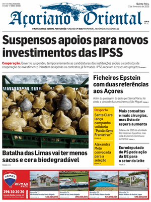 Capa de Açoriano Oriental