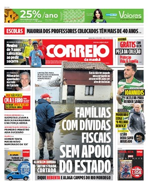 Capa de Correio da Manhã