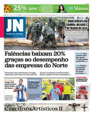 Capa de Jornal de Notícias