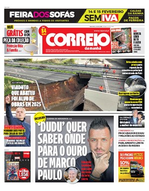 Capa de Correio da Manhã