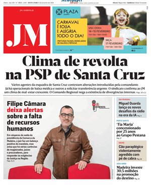 Capa de Jornal Madeira
