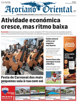 Capa de Açoriano Oriental