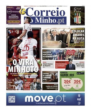 Capa de Correio do Minho