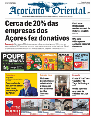 Capa de Açoriano Oriental