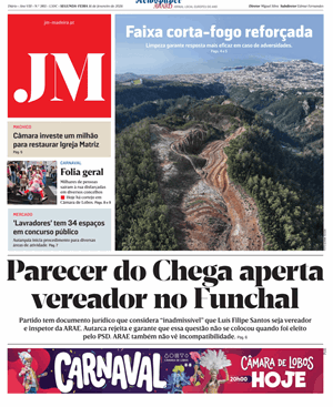Capa de Jornal Madeira