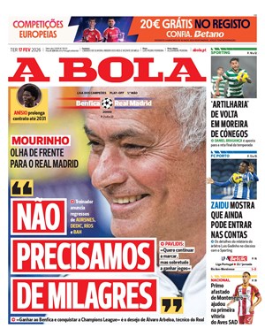Capa de A Bola