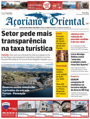 Capa de Açoriano Oriental