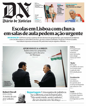 Capa de Diário de Notícias