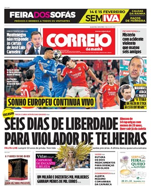 Capa de Correio da Manhã