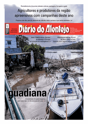 Capa de Diário do Alentejo