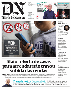 Capa de Diário de Notícias
