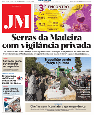 Capa de Jornal Madeira