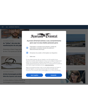 Capa de Açoriano Oriental