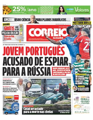 Capa de Correio da Manhã