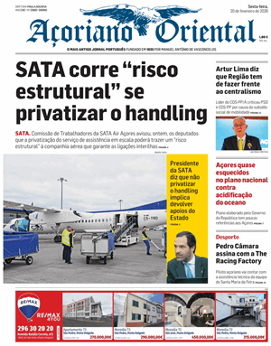 Capa de Açoriano Oriental