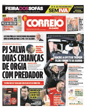 Capa de Correio da Manhã