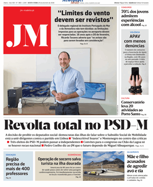 Capa de Jornal Madeira