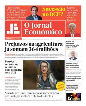 Capa de Jornal Económico