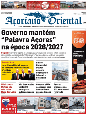 Capa de Açoriano Oriental