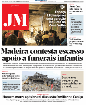 Capa de Jornal Madeira