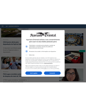 Capa de Açoriano Oriental