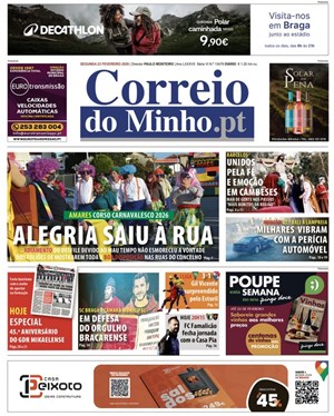 Capa de Correio do Minho