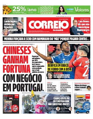 Capa de Correio da Manhã