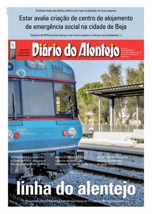 Capa de Diário do Alentejo