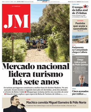 Capa de Jornal Madeira