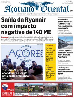 Capa de Açoriano Oriental