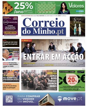 Capa de Correio do Minho