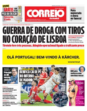 Capa de Correio da Manhã