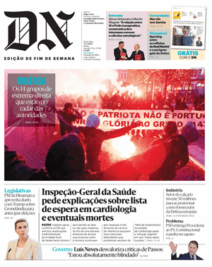 Capa de Diário de Notícias