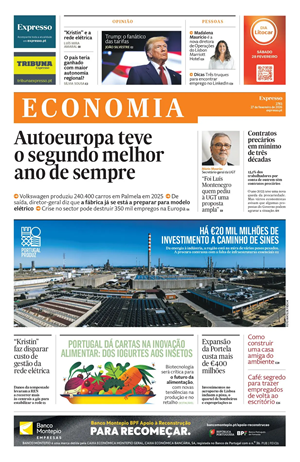 Capa de Expresso Economia
