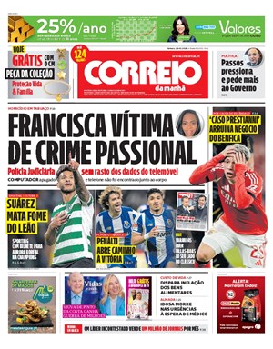 Capa de Correio da Manhã