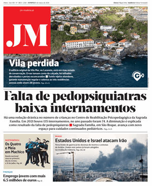 Capa de Jornal Madeira
