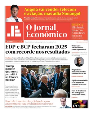 Capa de Jornal Económico