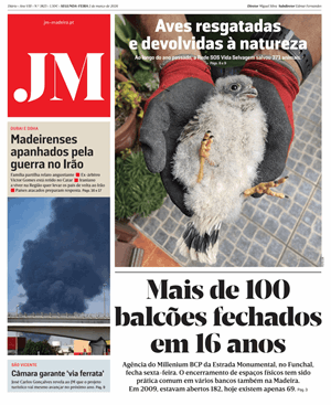 Capa de Jornal Madeira