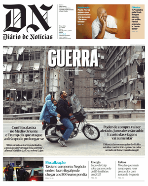 Capa de Diário de Notícias