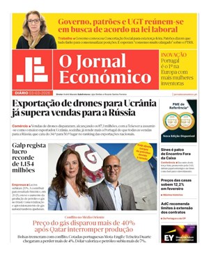 Capa de Jornal Económico
