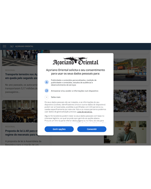 Capa de Açoriano Oriental