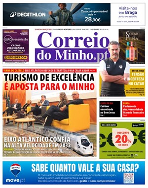 Capa de Correio do Minho