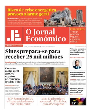 Capa de Jornal Económico