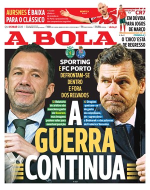 Capa de A Bola